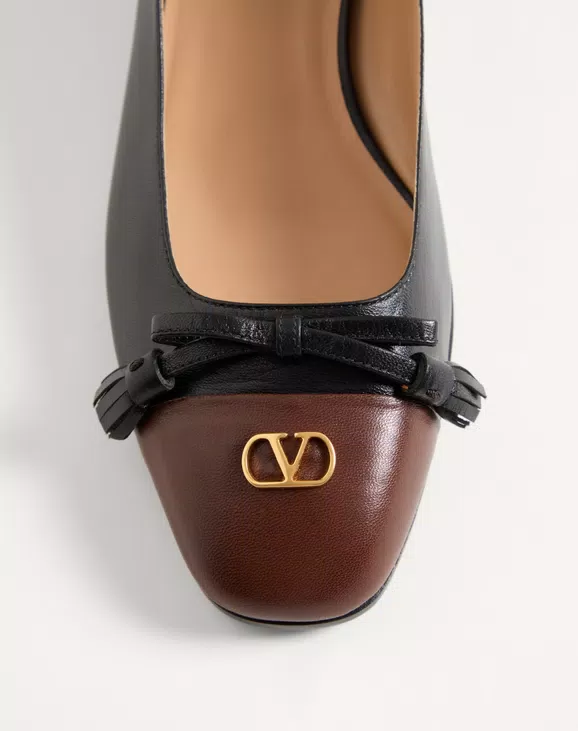 Valentino Valet Du Roi Kidskin Ballerina 25Mm - Image 3